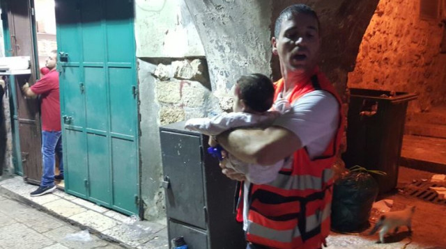 הפיגוע בשער האריות, ירושלים (צילום: מדברים תקשורת)