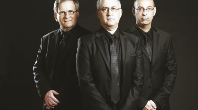 מנחי "מגש הכסף": ירון זליכה, גיא רולניק ודני גוטווין (צילום: אלדד רפאלי, יח"צ)