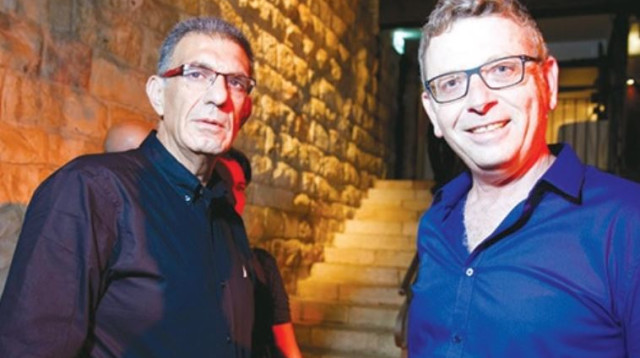 דני וייס ויוסי שרעבי (צילום: יעל אילן)