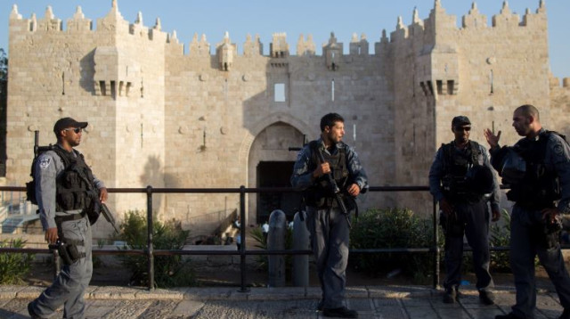 שוטרי מג"ב בירושלים, ארכיון (צילום: יונתן זינדל, פלאש 90)