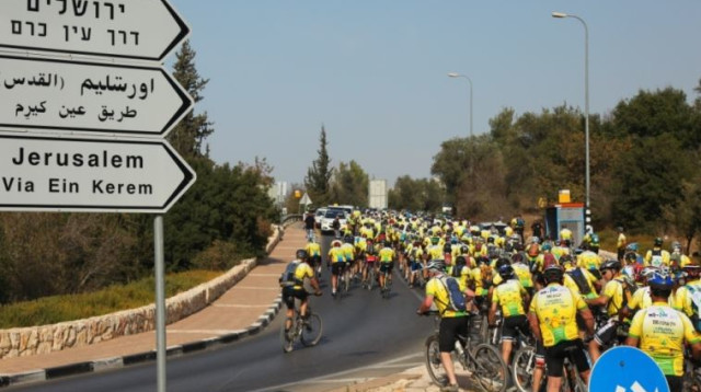 מסע האופניים "גלגלי אהבה" (צילום: בית חולים אלי"ן)