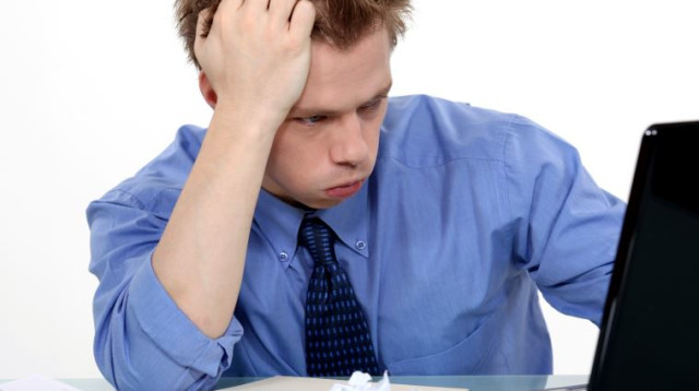 עובד מתוסכל (צילום: ingimage/ASAP)