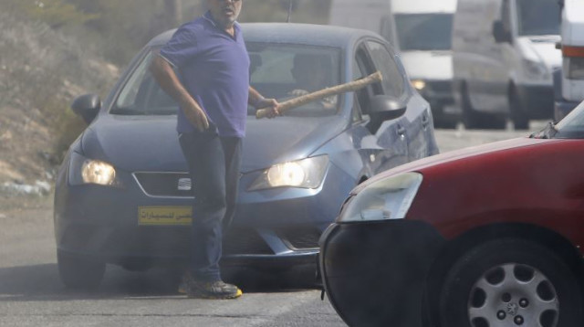 אברהם חסנו לפני פיגוע הדריסה (צילום: רויטרס)