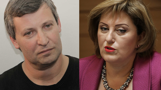 סטס מיסז'ניקוב, פאינה קירשנבאום (צילום: פלאש 90)