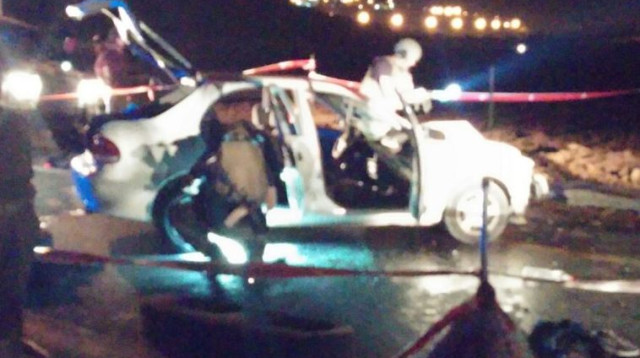 פיגוע יידוי אבנים דריסה בגוש עציון, ארבעה חיילים נפצעו (צילום: דוברות מועצה אזורית גוש עציון)