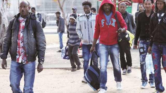 מבקשי מקלט בתל אביב, אריתראים (צילום: גדעון מרקוביץ, פלאש 90)