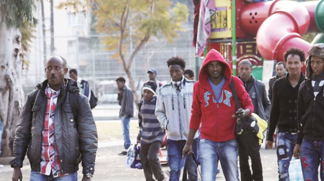 מבקשי מקלט בתל אביב, אריתראים (צילום: גדעון מרקוביץ, פלאש 90)