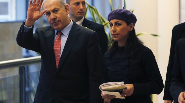 פרח לרנר עם ראש הממשלה בנימין נתניהו (צילום: רויטרס)