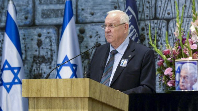 ראובן ריבלין באזכרה ליצחק רבין (צילום: מארק ניימן, לע"מ)