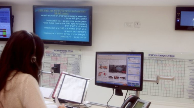 מוקד חירום באשדוד, ארכיון (צילום: רוני שוצר, פלאש 90)