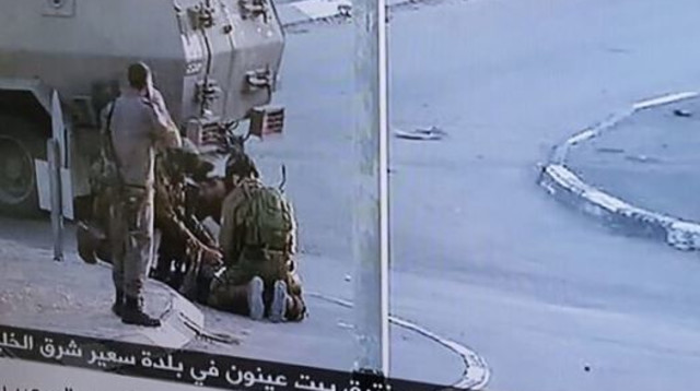 פיגוע הדריסה ליד בית ענון (צילום: צילום מסך)