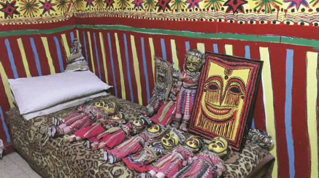 "הבית המצויר" בשלומי, מפת דרכים (צילום: מיטל שרעבי)