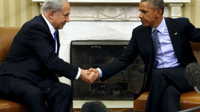 פגישת ברק אובמה ובנימין נתניהו בבית הלבן (צילום: רויטרס)