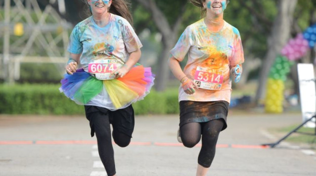 מרוץ "רצים בצבע" (צילום: ערן ירדני)