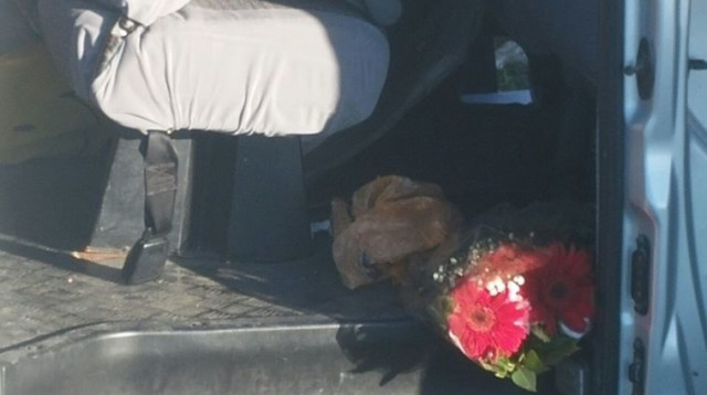 זירת הפיגוע ליד עתניאל (צילום: דוברות הר חברון)