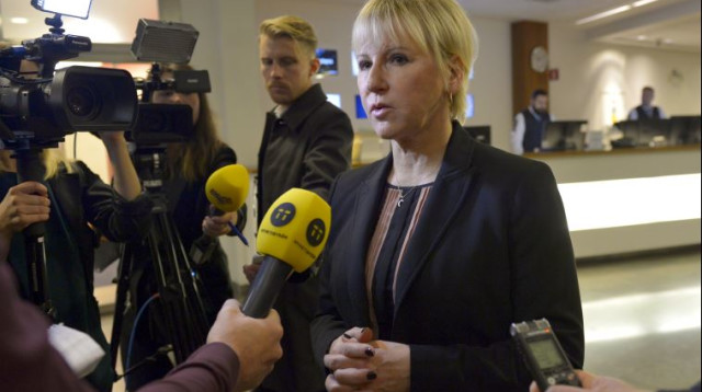 מרגוט וולסטרום שרת החוץ השוודית (צילום: רויטרס)