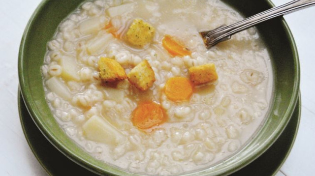 מרק גריסים (צילום: פסקל פרץ רובין)