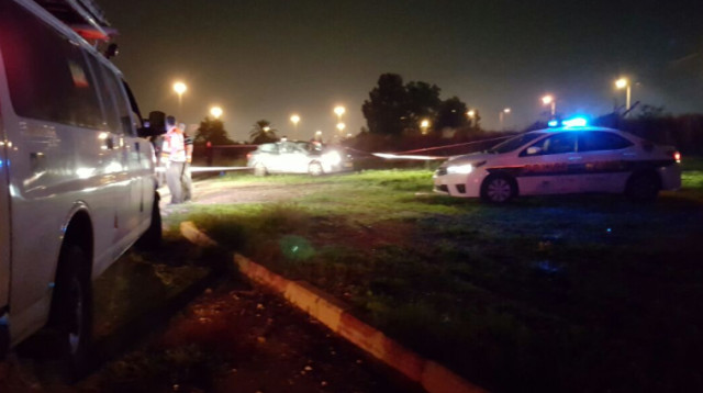 זירת הרצח ברמלה (צילום: מדברים תקשורת)