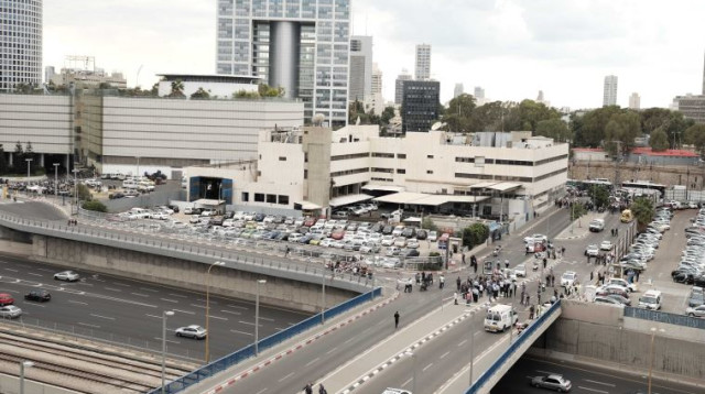 אזור הקריה בתל אביב, ארכיון (צילום: תומר ניוברג, פלאש 90)