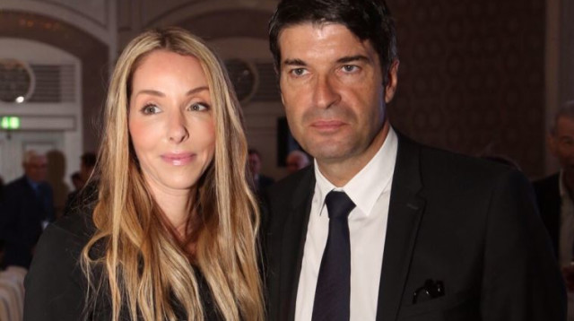 פטריק מיזונאב ורונית חסין-הוכמן, הלאונג' (צילום: סיון פרג')