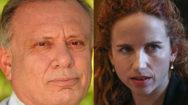 סתיו שפיר ואיתן ברושי (צילום: פלאש 90,ארז ביט)