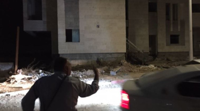 סריקות בקרית גת (צילום: חטיבת דובר המשטרה)