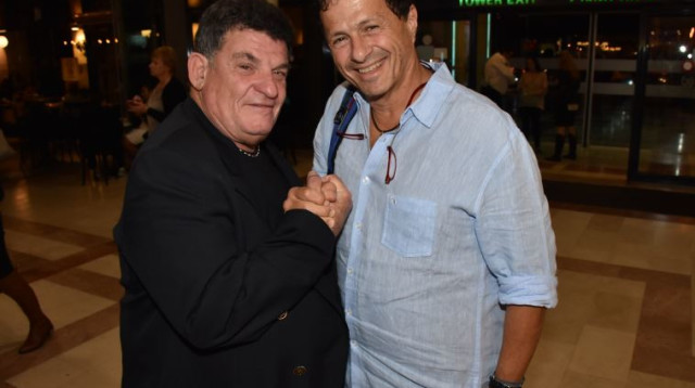 אודי אנג׳ל ואייל גפן (צילום: אביב חופי)