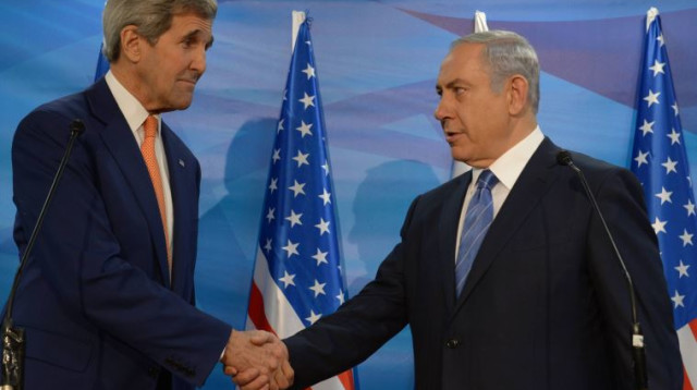 בנימין נתניהו וג'ון קרי (צילום: פלאש 90)