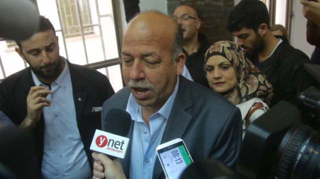 חוסיין אבו חדיר בהכרעת הדין של רוצחי מוחמד אבו חדיר (צילום: מרק ישראל סלם)