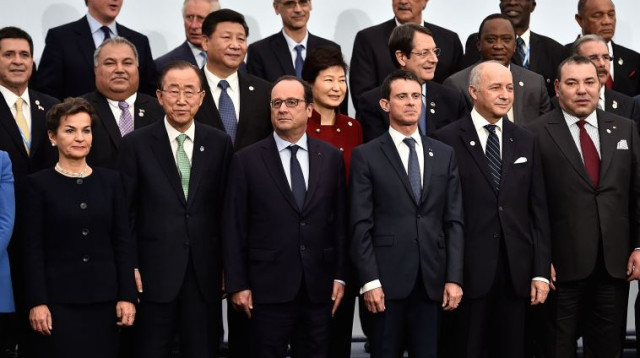 מנהיגי העולם מתכנסים בפריז (צילום: Getty images)