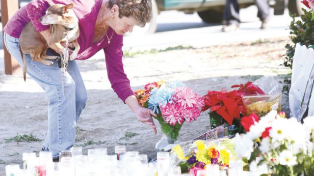 אמריקה מתאבלת על קורבנות מתקפת הטרור (צילום: רויטרס)