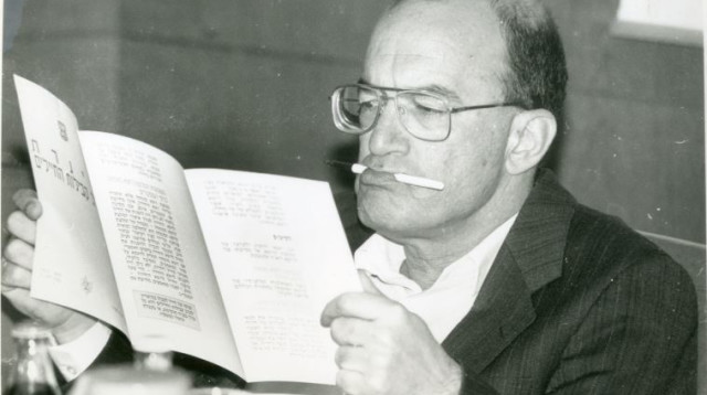 יוסי שריד בכנסת, 1992 (צילום: פלאש 90)