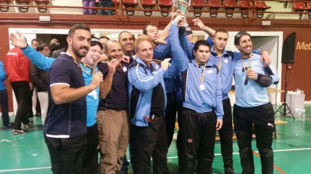 נבחרת כדור שער גברים (צילום: באדיבות הוועד הפראלימפי)