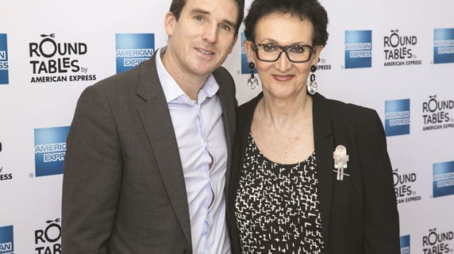 אירית בטאט ומייקל טרטלס, הלאונג' (צילום: ערן לם)