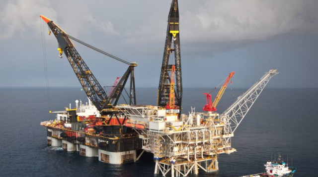 אסדת תמר (צילום: אלבטרוס צילומי אוויר)