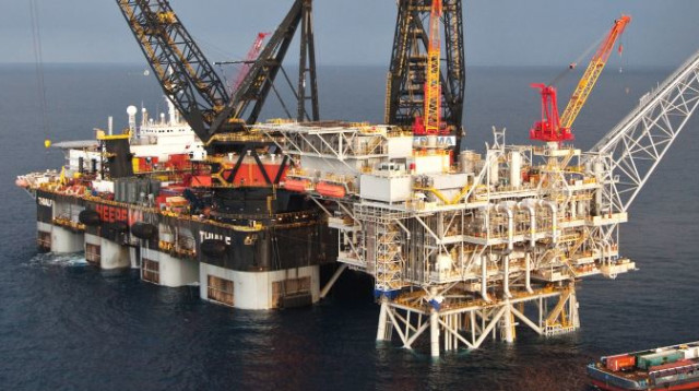 אסדת תמר (צילום: אלבטרוס צילומי אוויר)