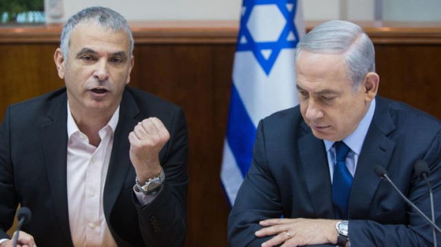 בנימין נתניהו ומשה כחלון בישיבת הממשלה (צילום: יונתן זינדל, פלאש 90)