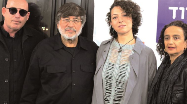 דורית ליפשיץ, טניה מודליסטית, שמעון צמרת וצבי פדלמן, הלאונג' (צילום: רועי ברונשטיין)