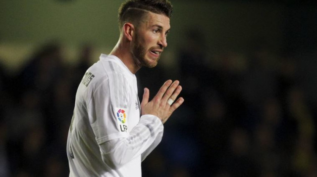 סרחיו ראמוס בהפסד לויאריאל (צילום: רויטרס)