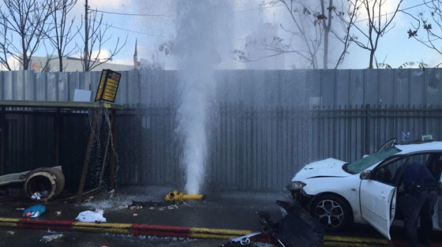 פיגוע דריסה בגשר המיתרים, ירושלים (צילום: חטיבת דובר המשטרה)