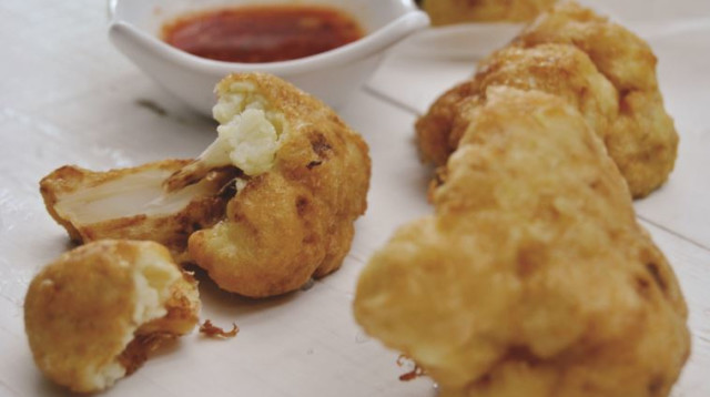 פרחי כרובית מטוגנים (צילום: פסקל פרץ רובין)