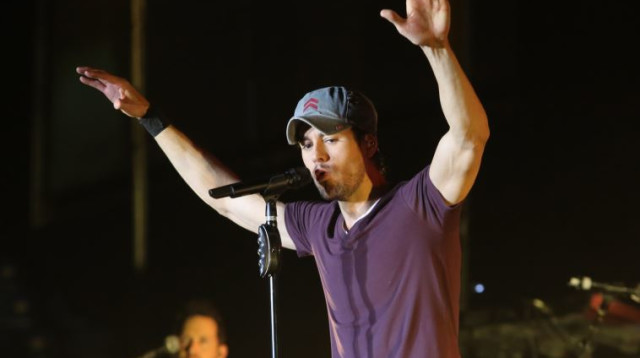 אנריקה איגלסיאס בישראל  (צילום: סיוון פרג')