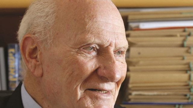 מאיר שמגר. זכה לכהן בשלושה תפקידים, מהחשובים ביותר  של מדינת ישראל (צילום: נתי שוחט, פלאש 90)