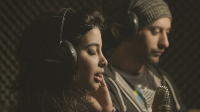 ערבים רוקדים. נפאר וקופטי ב־"Junction 48" (צילום: אמנון זלאיט, יח"צ)