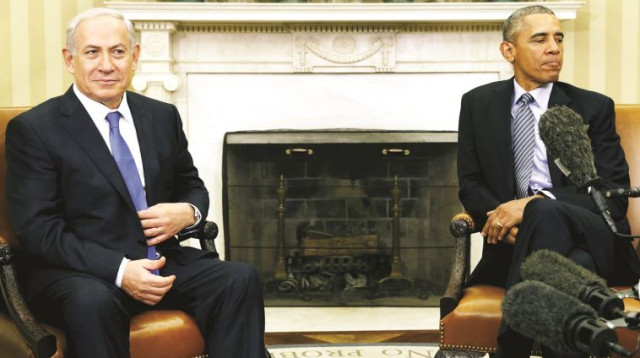 ברק אובמה בפגישה עם בנימין נתניהו (צילום: רויטרס)