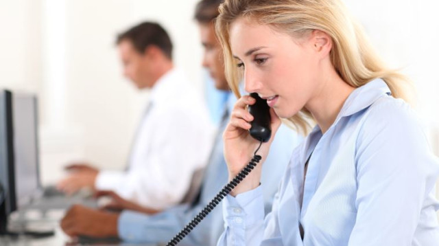 מוקד טלפוני, אילוסטרציה (צילום: אינגאימג)