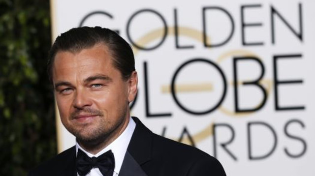 לאונרדו דיקפריו גלובוס הזהב (צילום: רויטרס)