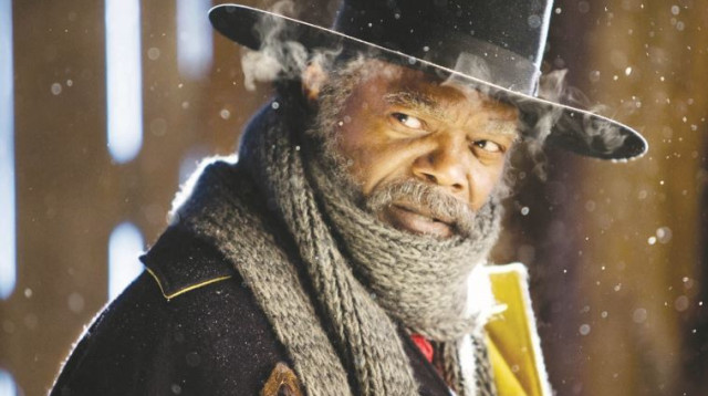 סמואל ל. ג'קסון ב"שמונת השנואים" (צילום: יח"צ)