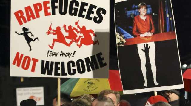 הפגנה של תנועת פגידה בקלן, גרמניה (צילום: רויטרס)