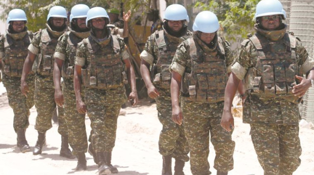 חיילי או"ם באפריקה (צילום: רויטרס)